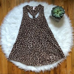 Leopard Racer Back Tank